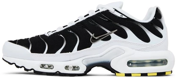Nike Air Max Plus White Black Metallic Pewter Spor Ayakkabı - Resim 3