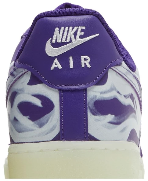 Nike Air Force 1 07 Purple Skeleton Spor Ayakkabı - 7