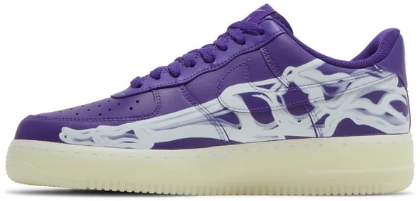 Nike Air Force 1 07 Purple Skeleton Spor Ayakkabı - 3