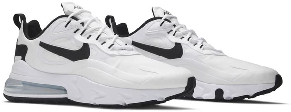 Nike Air Max 270 React White Black Spor Ayakkabı - Resim 8