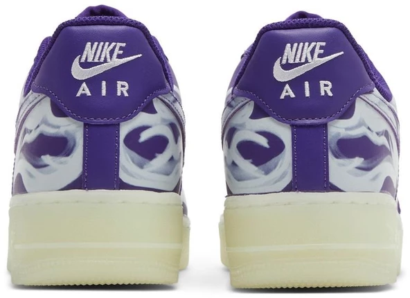 Nike Air Force 1 07 Purple Skeleton Spor Ayakkabı - 6