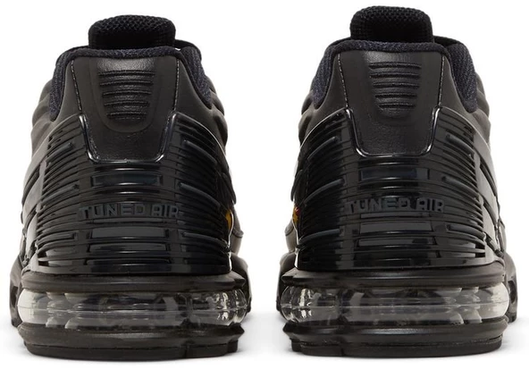 Nike Air Max Plus 3 Tuned Leather Triple Black Spor Ayakkabı - 5