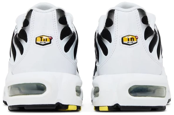 Nike Air Max Plus White Black Metallic Pewter Spor Ayakkabı - Resim 6