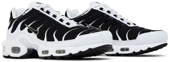 Nike Air Max Plus White Black Metallic Pewter Spor Ayakkabı - Resim 8