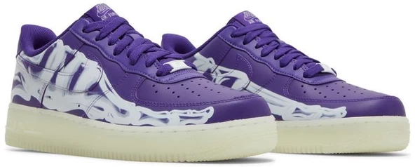 Nike Air Force 1 07 Purple Skeleton Spor Ayakkabı - 8