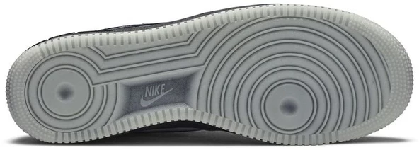 Nike Air Force 1 07 Skeleton QS Black Spor Ayakkabı - Resim 4