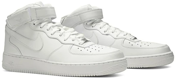 Nike Air Force 1 Mid White Spor Ayakkabı - 8