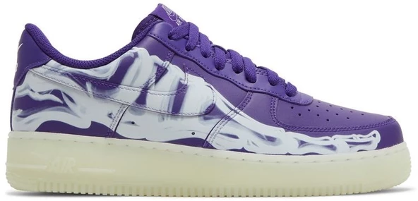 Nike Air Force 1 07 Purple Skeleton Spor Ayakkabı - 1
