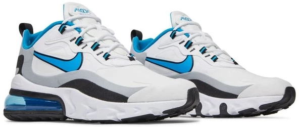 Nike Air Max 270 React Light Blue Spor Ayakkabı - Resim 8