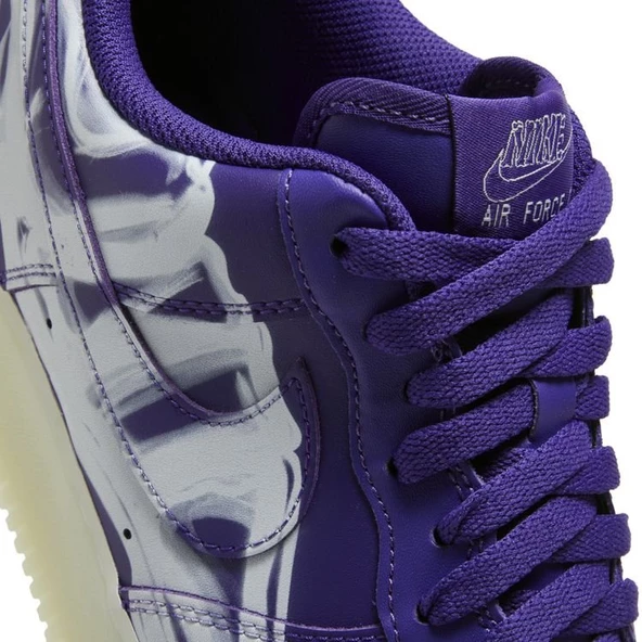Nike Air Force 1 07 Purple Skeleton Spor Ayakkabı - 10