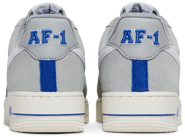 Nike Air Force 1 Low Light Smoke Grey White Sail Hyper Royal Spor Ayakkabı - Resim 6