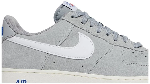 Nike Air Force 1 Low Light Smoke Grey White Sail Hyper Royal Spor Ayakkabı - Resim 2