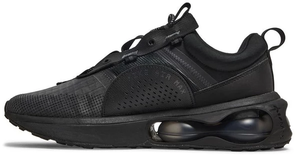 Nike Air Max 2021 Triple Black Spor Ayakkabı - Resim 3