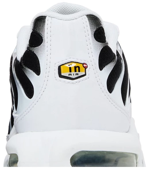 Nike Air Max Plus White Black Metallic Pewter Spor Ayakkabı - Resim 7