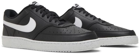 Nike Court Vision Low Black White Spor Ayakkabı - Resim 8