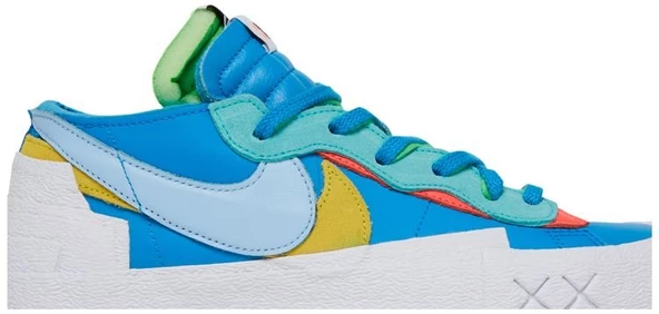 Nike Blazer Low Sacai KAWS Neptune Blue Spor Ayakkabı - Resim 2