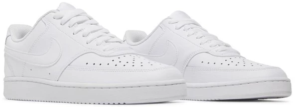 Nike Court Vision Low Triple White Spor Ayakkabı - Resim 8
