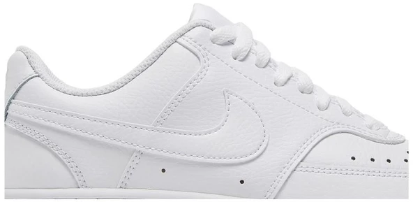 Nike Court Vision Low Triple White Spor Ayakkabı - Resim 2