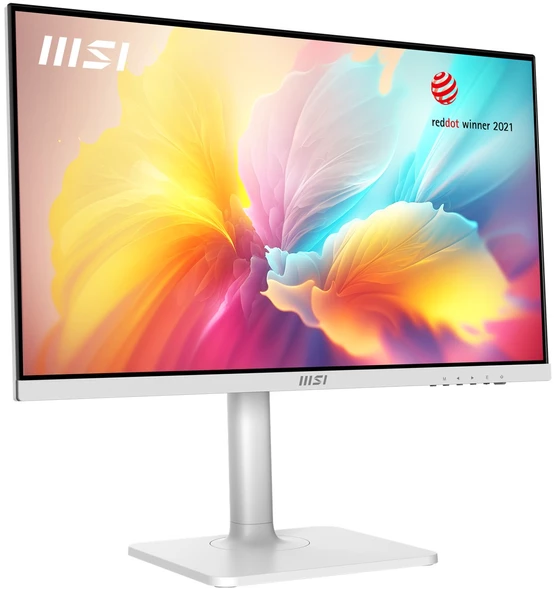 MSI 23.8 MODERN MD2412PW 1920x1080 (FHD) 16:9 FLAT IPS 100HZ 1MS ADAPTIVE-SYNC PIVOT BEYAZ TYPE-C MONITOR - Resim 5