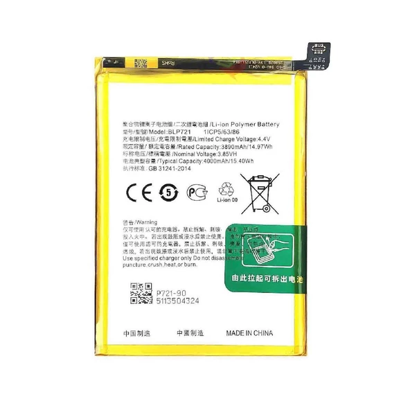 Oppo Realme C2 BLP711 Uyumlu İthal Pil