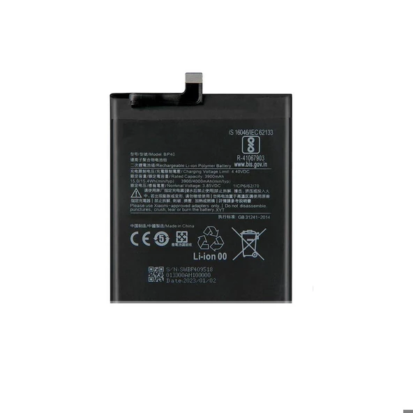 Xiaomi Mi 9T Pro BP40 Uyumlu İthal Pil