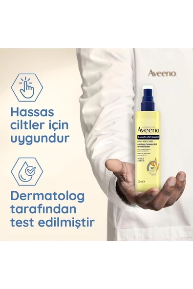 Aveeno Sprey Vücut Yağı 200 ml - Resim 3