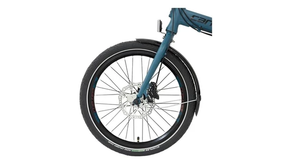 CARRARO FLEXI 121HD KATLANIR BİSİKLET 350H HD 20 JANT 21 VİTES MAT PETROL YEŞİLİ SİYAH KROM KAHVE - Resim 2