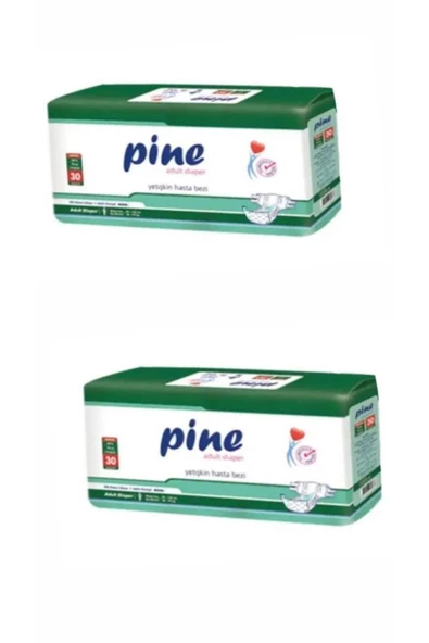 Pine Medium (50-75 Kg) 60 Adet Yetişkin Hasta Bezi - Medium 50/75