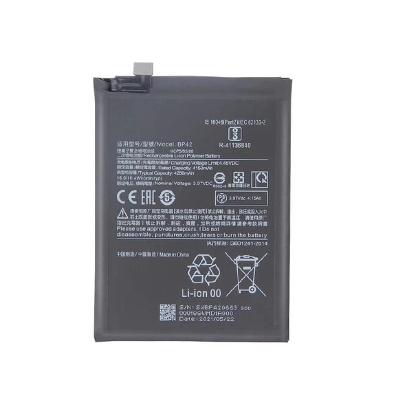 Xiaomi Mi 11 Lite BP42 Uyumlu İthal Pil