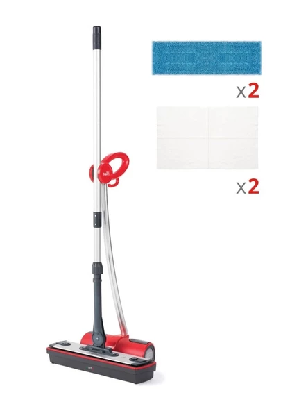 Polti Moppy Red Kablosuz Buharlı Paspas