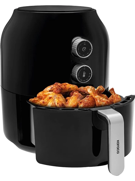 Karaca Foodrition Air Fryer Single Pan Black Fritöz - 4