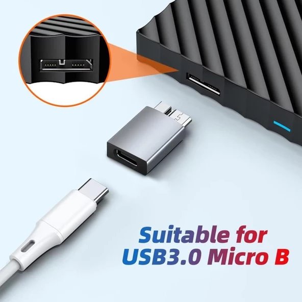 4570 Usb Type C To Micro B Usb Çevirici Dönüştürücü Adaptör - 5