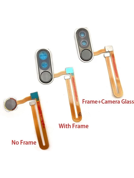 Xiaomi Mi Poco F1 Mi Pocophone F1 Parmak Izi Tarayıcı Dokunmatik Sensör Ana Düğme Flex Kablo + Kamera Çerçevesi - Resim 4