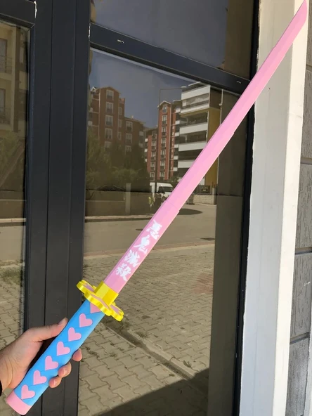 Mitsuri Kanroji Katana Sword Kılıç 95 cm Katlanabilir Açılıp Kapanabilen Katana Demon Slayer - 5