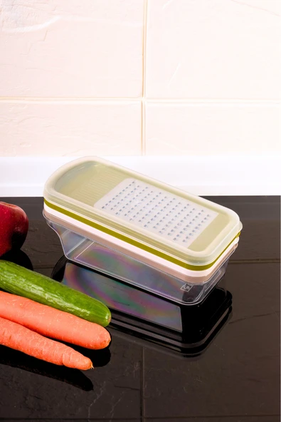 MultiPrep Mandolin Rende Seti 3 Başlık ve Hazneli Kapaklı Tasarım - Resim 3