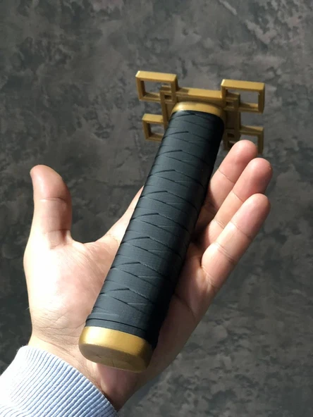 Muichiro Tokito Katana Sword Kılıç 68 cm Katlanabilir Sağlam Plastik Açılıp Kapanabilen Katana - 5