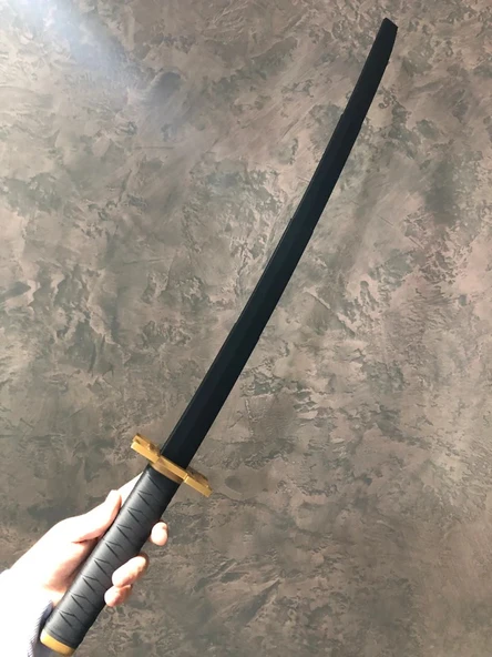Muichiro Tokito Katana Sword Kılıç 68 cm Katlanabilir Sağlam Plastik Açılıp Kapanabilen Katana - 2