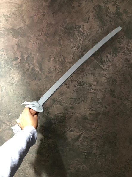 Yasuo Katana Sword Kılıç 75 cm Katlanabilir Sağlam Plastik Açılıp Kapanabilen Katana - 3