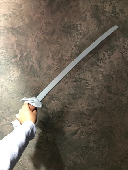 Yasuo Katana Sword Kılıç 75 cm Katlanabilir Sağlam Plastik Açılıp Kapanabilen Katana - Resim 3