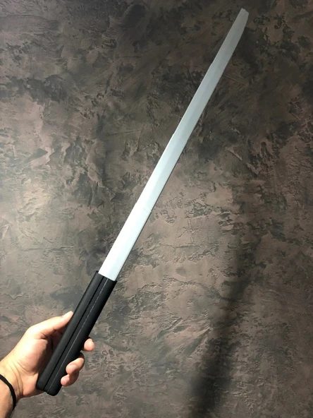Sasuke Katana Sword Kılıç 70 cm Katlanabilir Sağlam Plastik Açılıp Kapanabilen Katana - Resim 3
