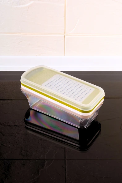 MultiPrep Mandolin Rende Seti 3 Başlık ve Hazneli Kapaklı Tasarım - Resim 5