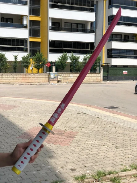 Kanao's Katana Sword Kılıç 95 cm Katlanabilir Sağlam Plastik Açılıp Kapanabilen Katana Demon Slayer - 6