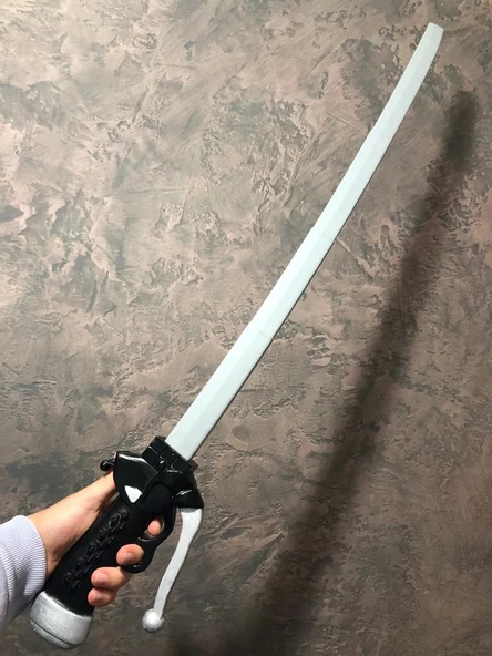 Attack On Titan Katana Sword Kılıç 78 cm Katlanabilir Sağlam Plastik Açılıp Kapanabilen Katana