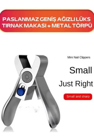 Fontenay Ultra Geniş Ağızlı Paslanmaz Tırnak Makası Ve Tırnak Törpüsü Set - 3