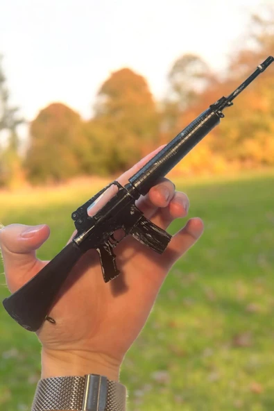 Pubg M16A4 25 cm 1/4 Gerçek Ölçek Oyuncak Silah Modeli Dekoratif Obje - 2