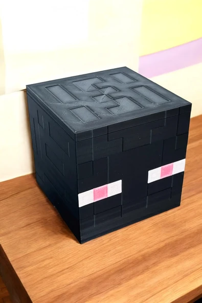 Minecraft Enderman Kalemlik 8 cm Kalem Kutusu Dekoratif Obje - 3