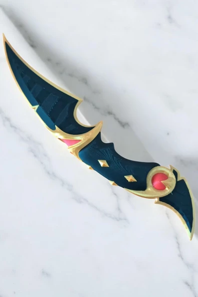 Valorant Ruin Dagger Altın Afet Hançer Bıçak 25 Cm Sağlam Yüzey Kalitesi - 2