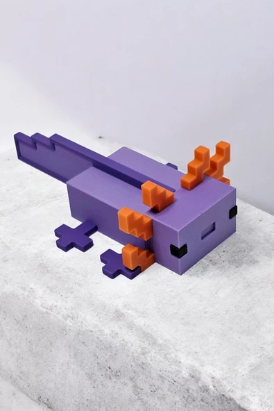 Minecraft 7 cm Axolotl Aksolotl Figür Dekoratif Obje