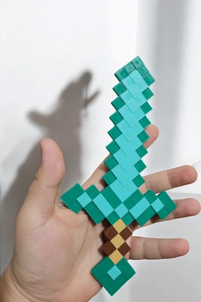 Minecraft Elmas Kılıç 20 Cm Sword  Dia mond Dekoratif Obje