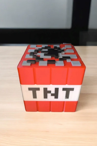 Minecraft 7,5 cm TNT Dinamit Oyuncak Dekoratif Biblo Figür - 2